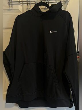 Nike Black Therma-FIT Hoodie with White Tag